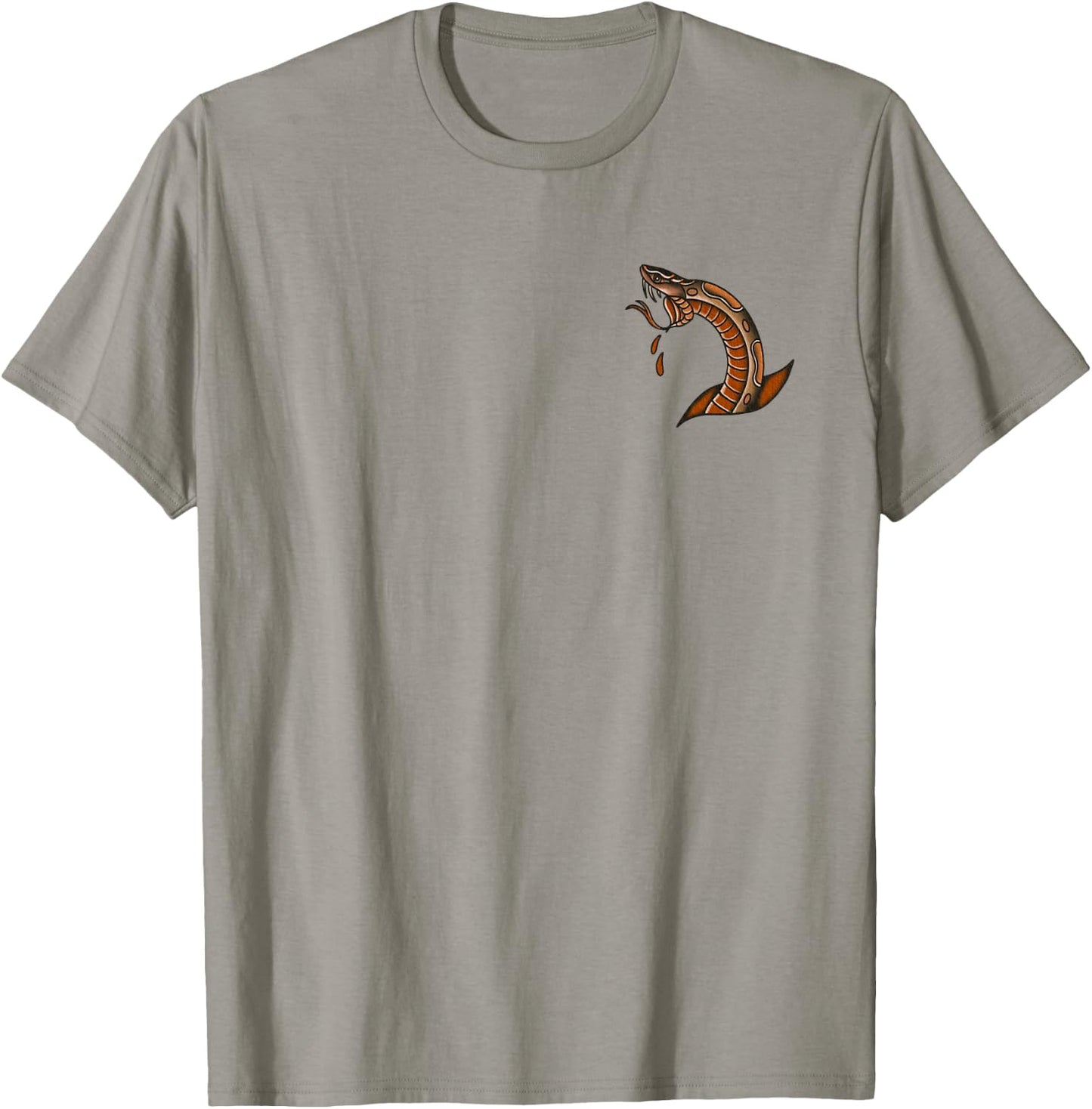American Traditional Eagle Snake Old School Tattoo Flash T-Shirt - T-Shirt | Sand