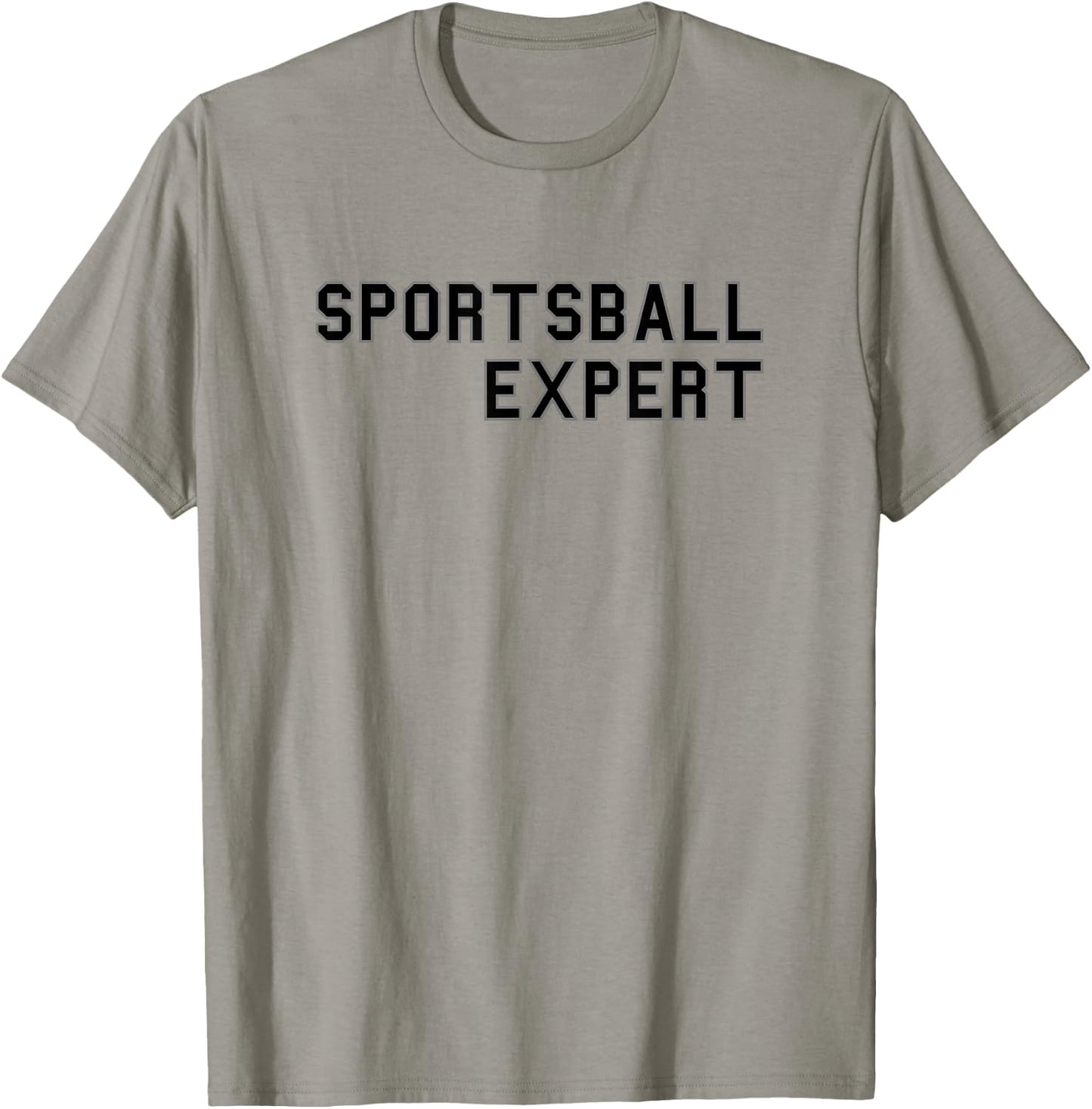 Sportsball Expert School Pride Cute Gag Funny Fan T-Shirt - T-Shirt | Sand