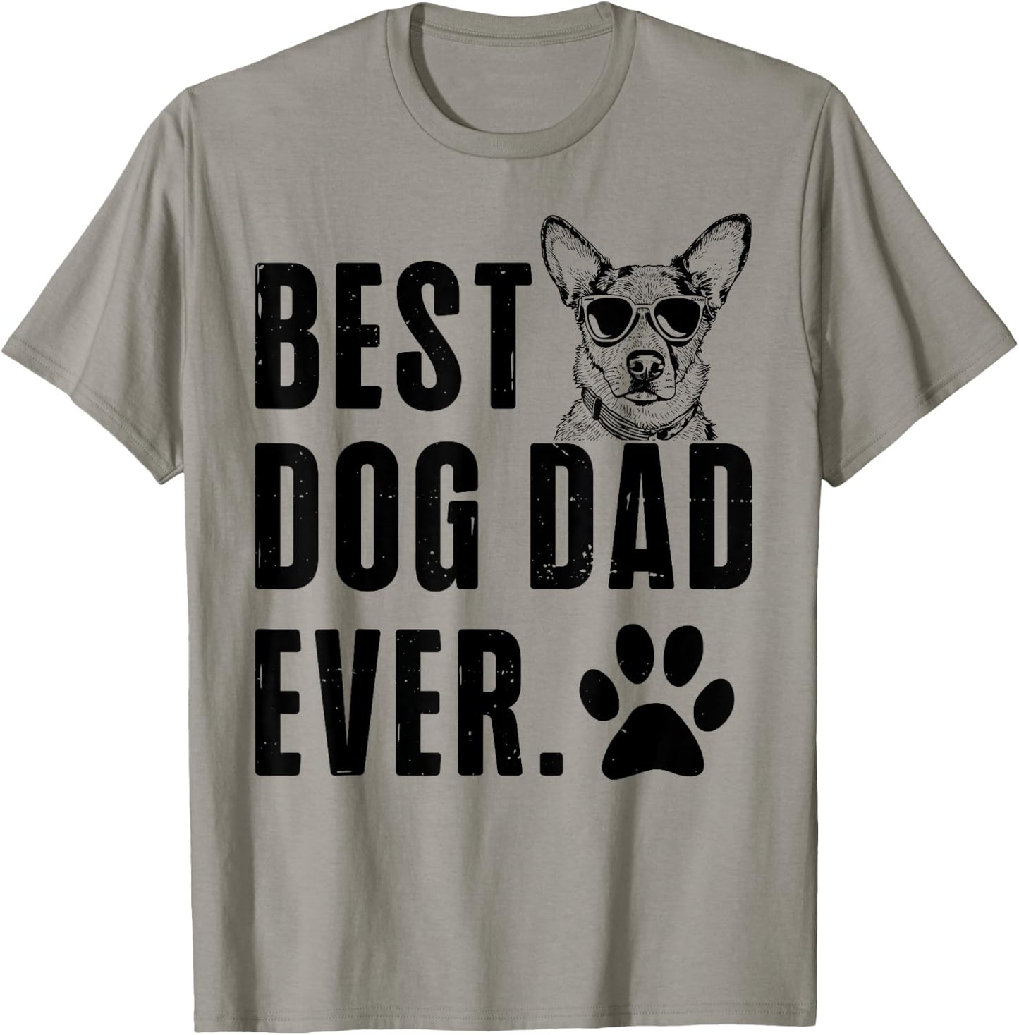 Texas Heeler Daddy Dad Best Dog Dad Ever Men T-Shirt - T-Shirt | Sand