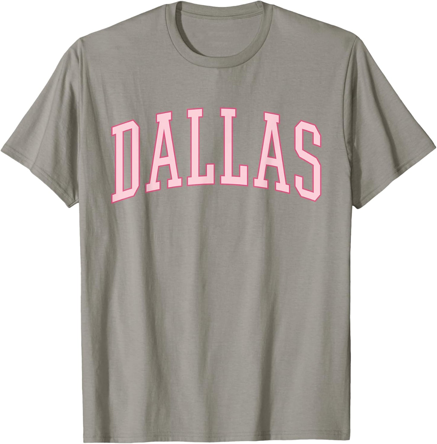 Dallas Texas Pink Preppy Cute T-Shirt - T-Shirt | Sand