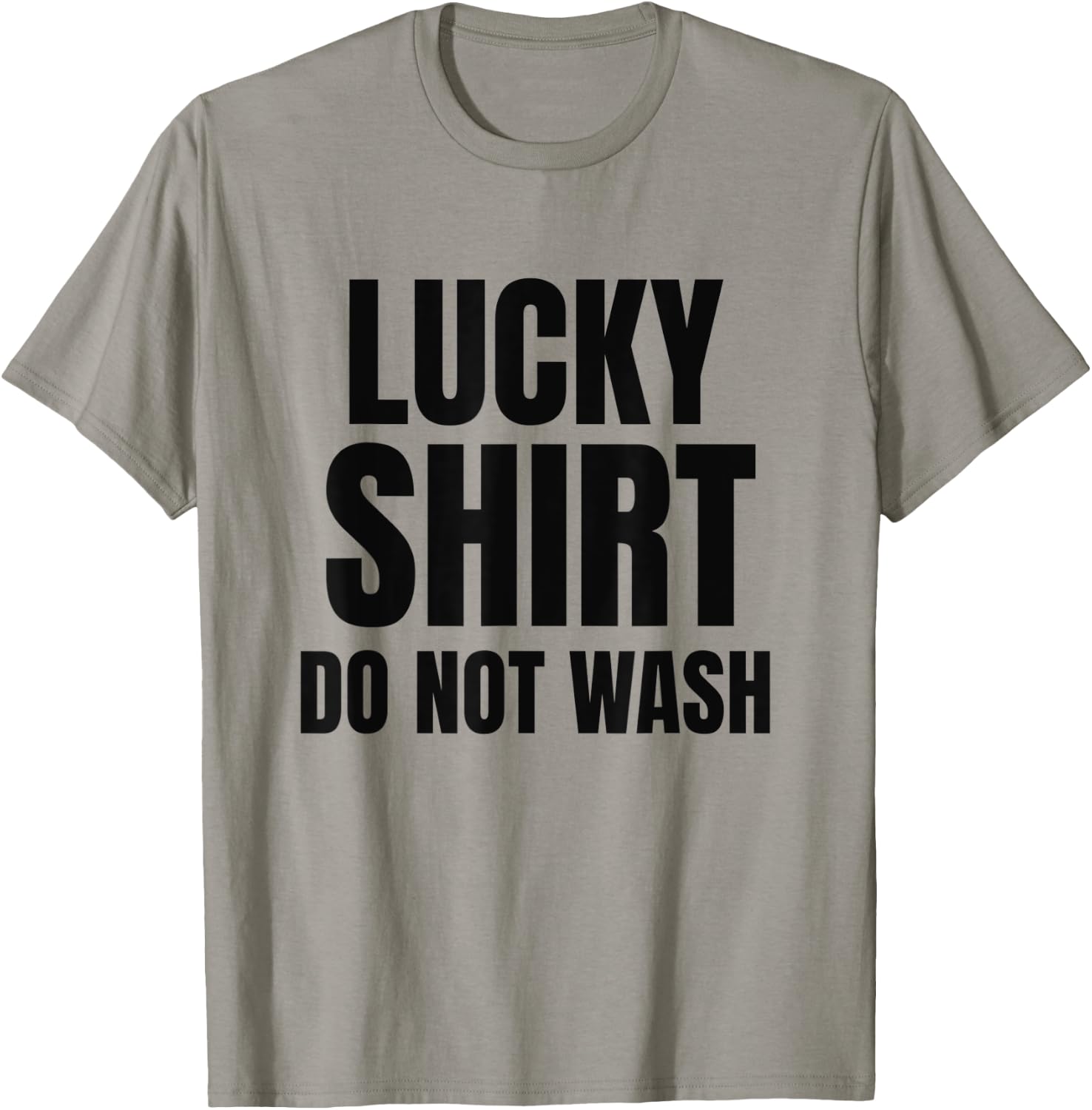 Lucky Shirt Do Not Wash | Men Teen T-Shirt - T-Shirt | Sand