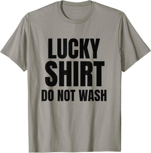 Lucky Shirt Do Not Wash | Men Teen T-Shirt - T-Shirt | Sand