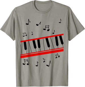 Retro 1980s Beat It Piano cartoon version T-Shirt - T-Shirt | Sand