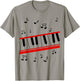 Retro 1980s Beat It Piano cartoon version T-Shirt - T-Shirt | Sand