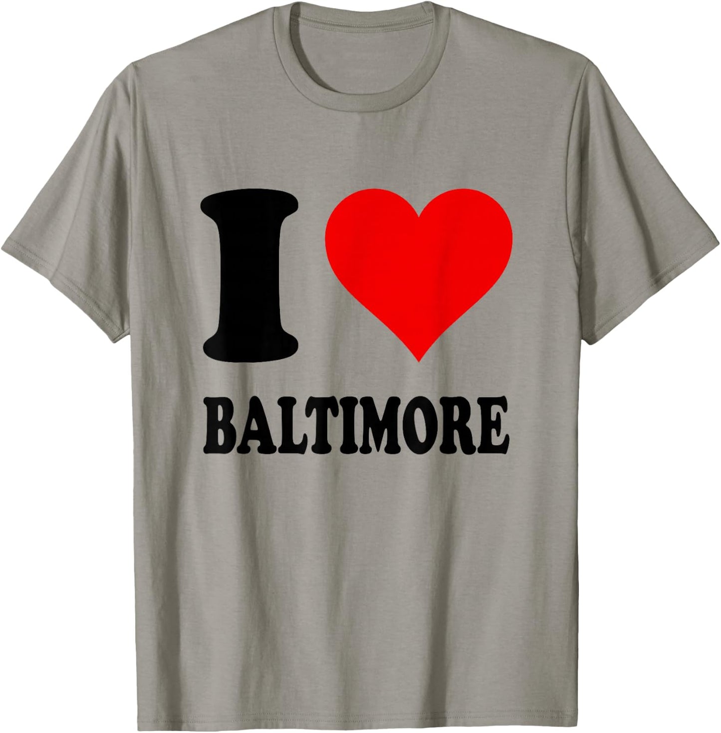 I Love Baltimore T-Shirt - T-Shirt | Sand