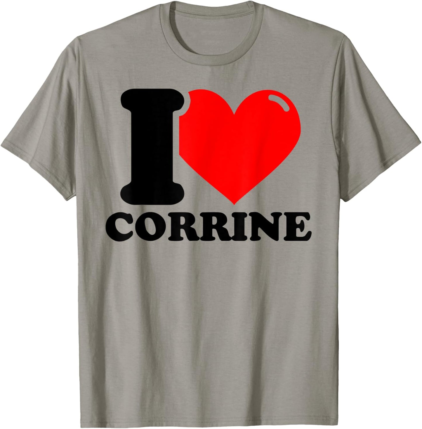 I LOVE Corrine T-Shirt - T-Shirt | Sand