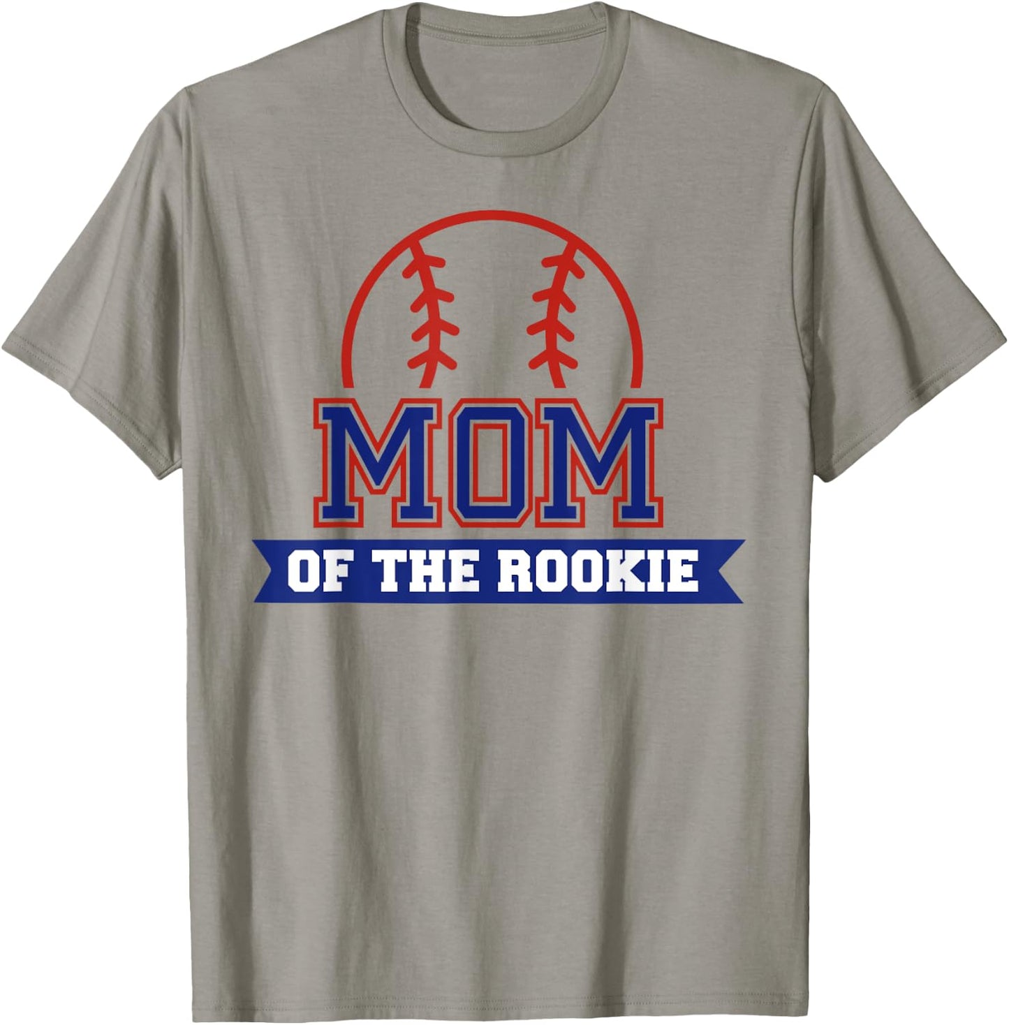 Mom of Rookie 1st Birthday Baseball Theme Matching Party T-Shirt - T-Shirt | Sand