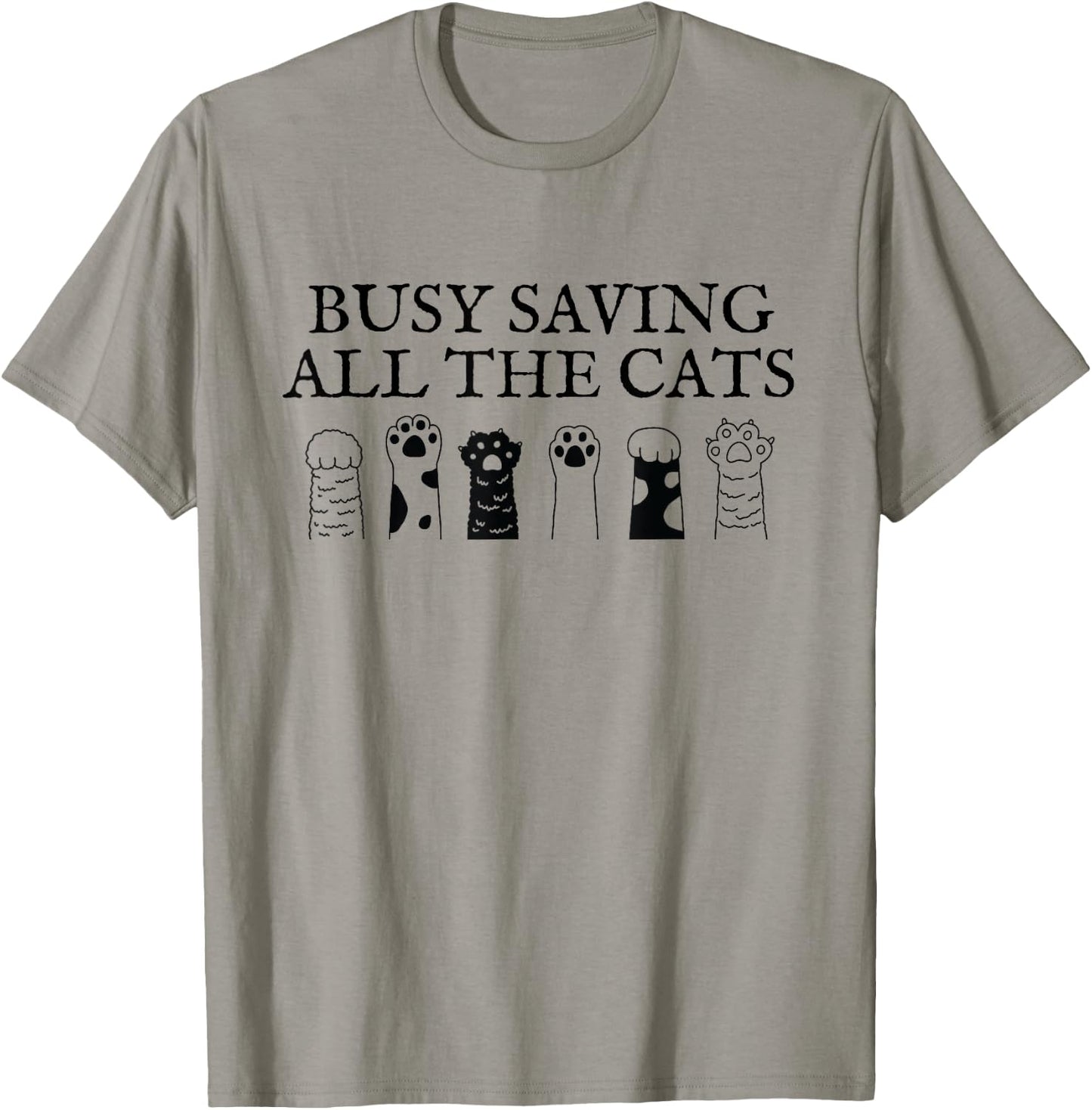 Cat Rescue Pet Animal Rescue Mom Saving All The Cats Women T-Shirt - T-Shirt | Sand