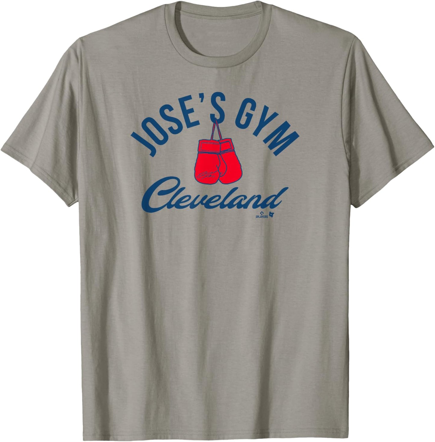 José Ramírez - Jose's Gym Gloves - Cleveland Baseball T-Shirt - T-Shirt | Sand
