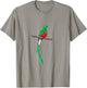 QUETZAL bird T-Shirt - T-Shirt | Sand
