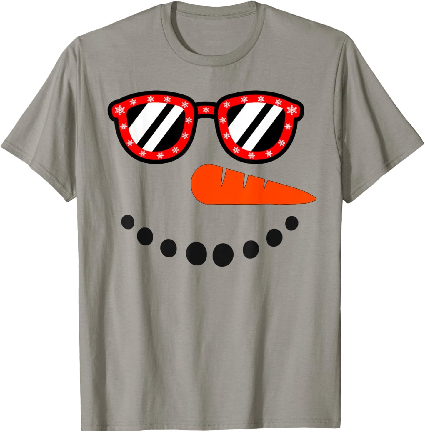 Snowman Christmas Shirts Women Snowman Girls Boys T-Shirt - T-Shirt | Sand