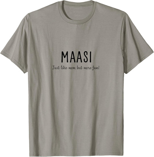 Maasi (Mom Sister) T-Shirt - T-Shirt | Sand