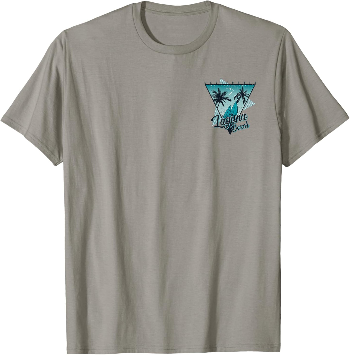2-Sided Laguna Beach California Summer Vintage Surfing Style T-Shirt - T-Shirt | Sand