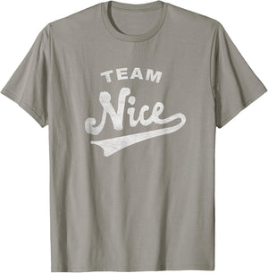 Funny Christmas Naughty or Nice, Team Nice T-Shirt - T-Shirt | Sand