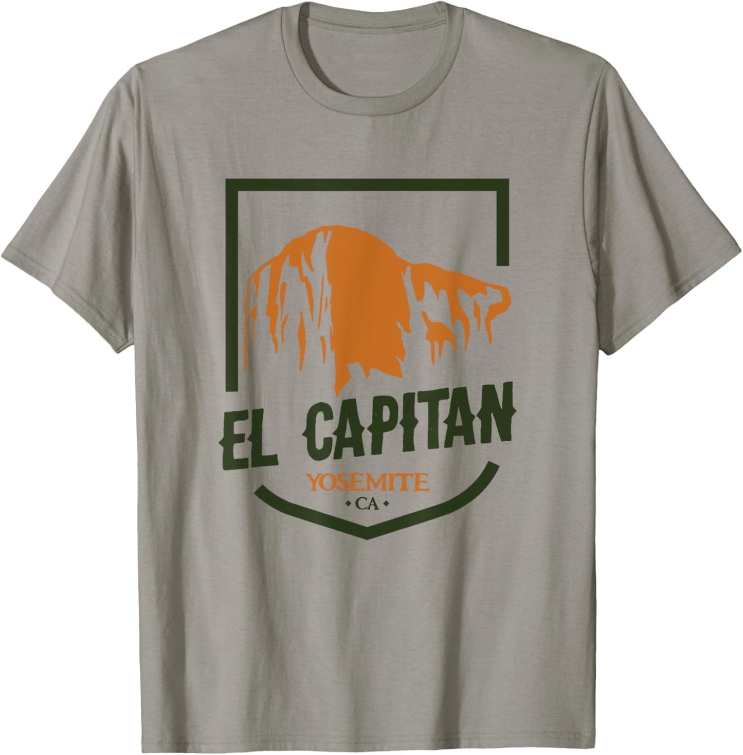 El Capitan Yosemite National Park California Climbing T-Shirt - T-Shirt | Sand