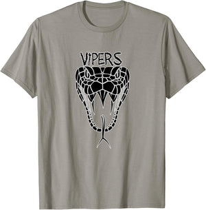 Go Vipers Football Baseball Basketball Cheer Team Fan Spirit T-Shirt - T-Shirt | Sand
