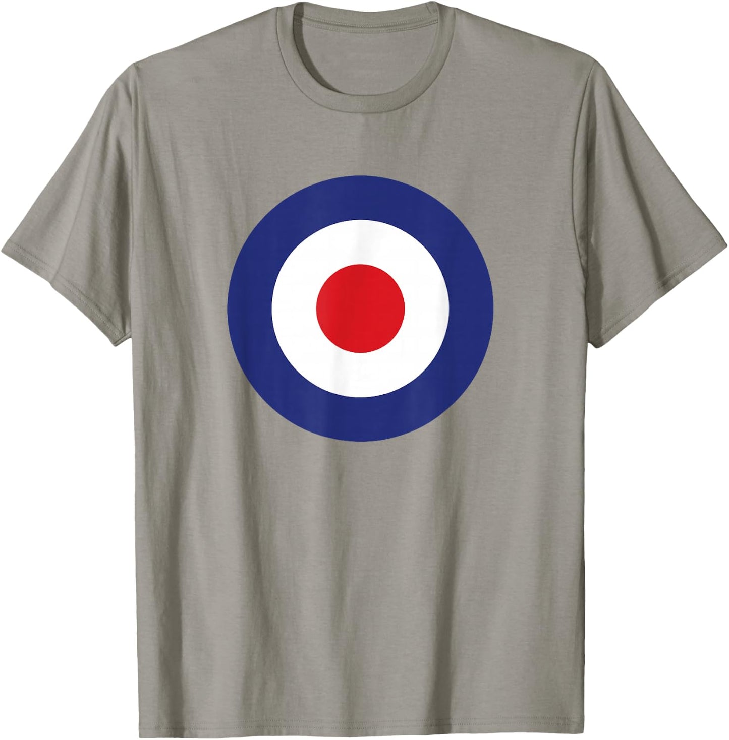 Mod Target Circle Music Logo | Retro Air Force RAF Roundel T-Shirt - T-Shirt | Sand