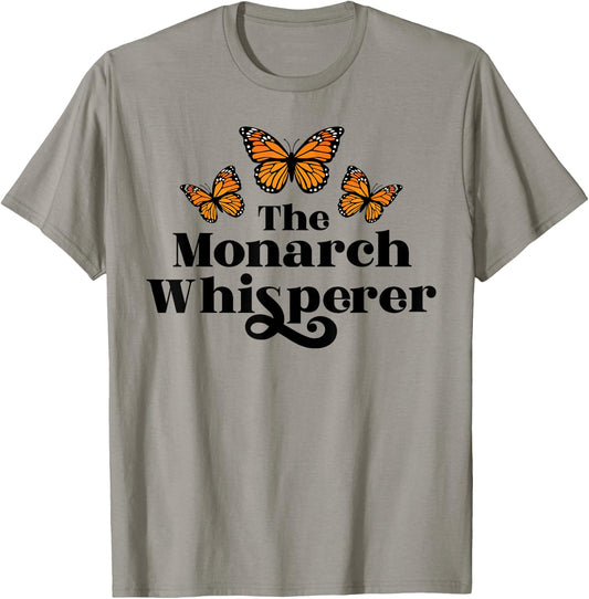 This Monarch Whisperer Butterfly Lover Retro Vintage Women T-Shirt - T-Shirt | Sand