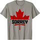 Canada Maple Leaf Sorrey Funny Canadian Flag T-Shirt - T-Shirt | Sand