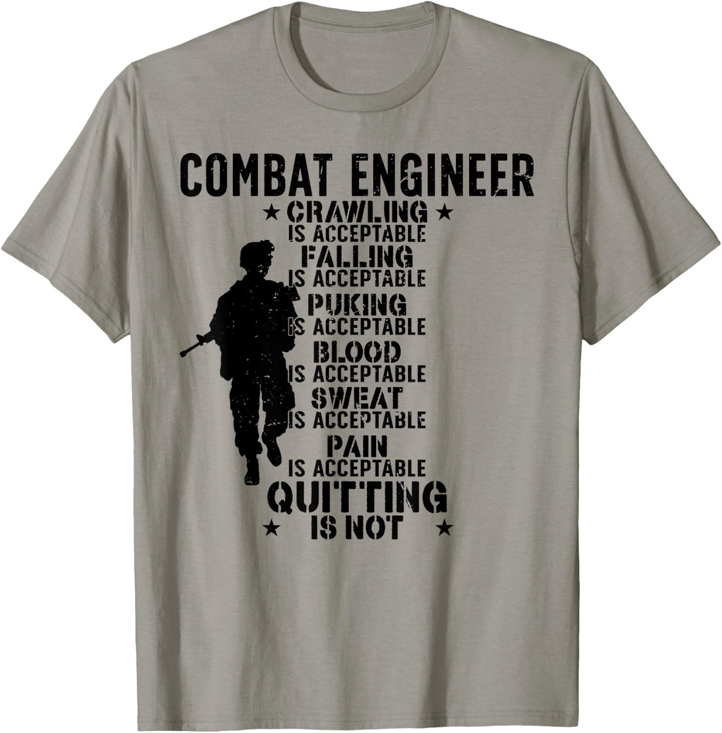Combat Engineer Combat Engineering T-Shirt - T-Shirt | Sand