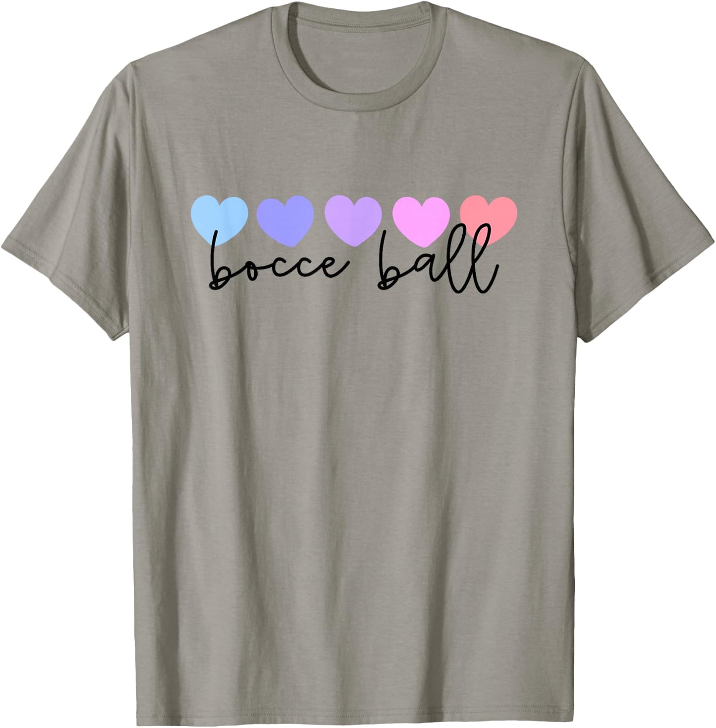 Bocce Ball Lover Heart Women or Girls T-Shirt - T-Shirt | Sand
