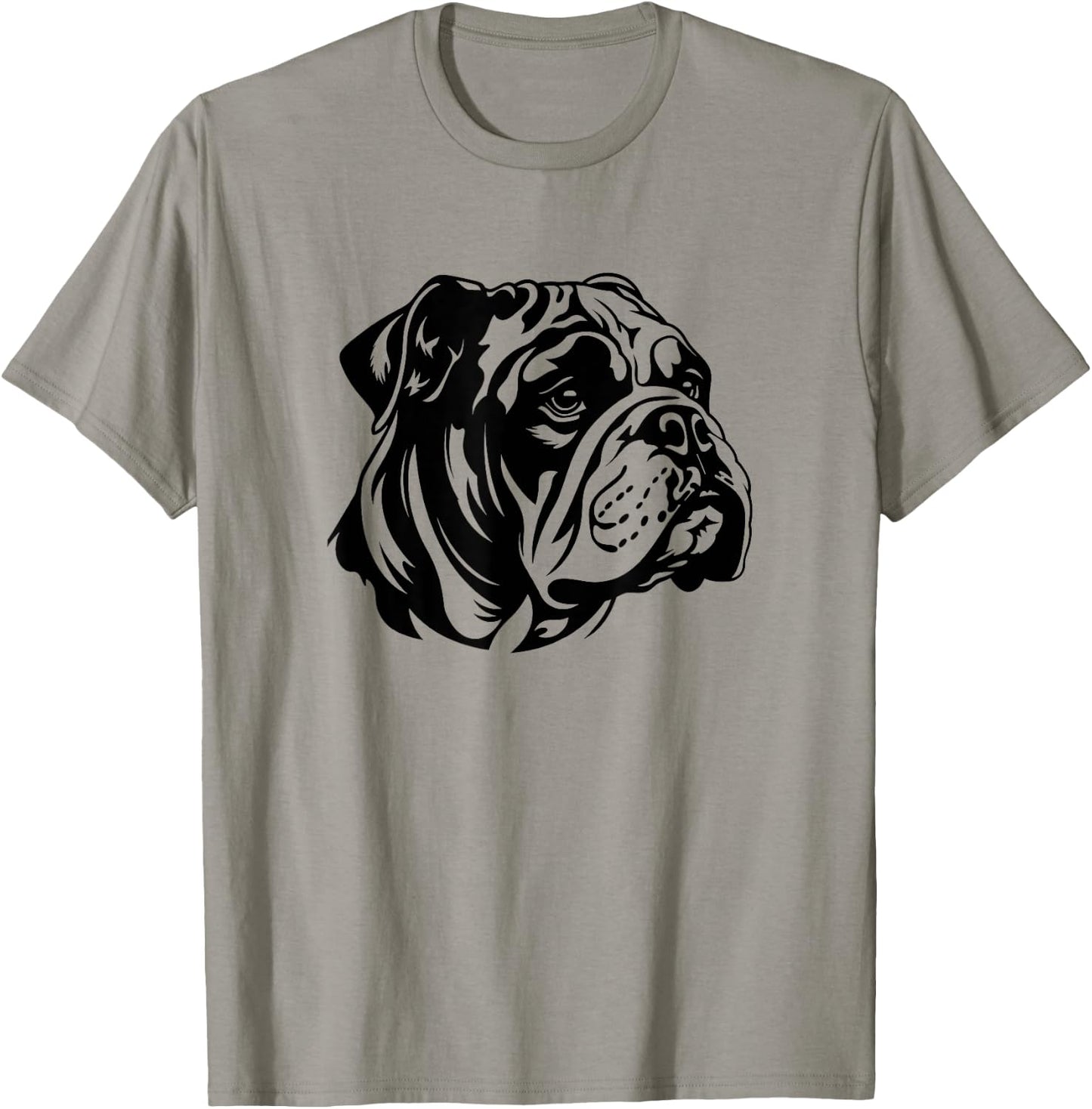 Minimalist English Bulldog T-Shirt - T-Shirt | Sand