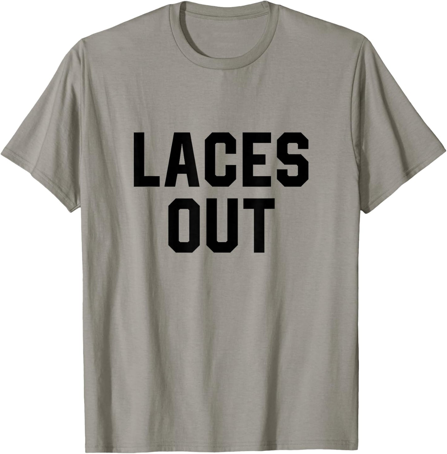 Laces Out Funny Football Camp Laces Out T-Shirt - T-Shirt | Sand