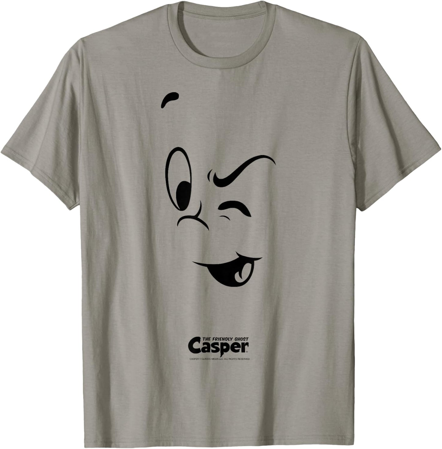 Casper the Friendly Ghost Halloween Big Face Costume T-Shirt - T-Shirt | Sand