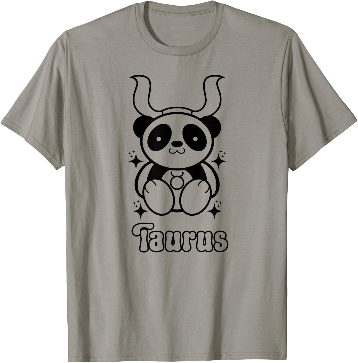 Taurus Zodiac Sign Kawaii Panda Bear Birthday Horoscope T-Shirt - T-Shirt | Sand