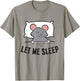 Tired Rat Let Me Sleep Funny Rat Pajama T-Shirt - T-Shirt | Sand
