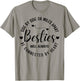 Side By Side Or Miles Apart Besties Will Always Be By Heart T-Shirt - T-Shirt | Sand