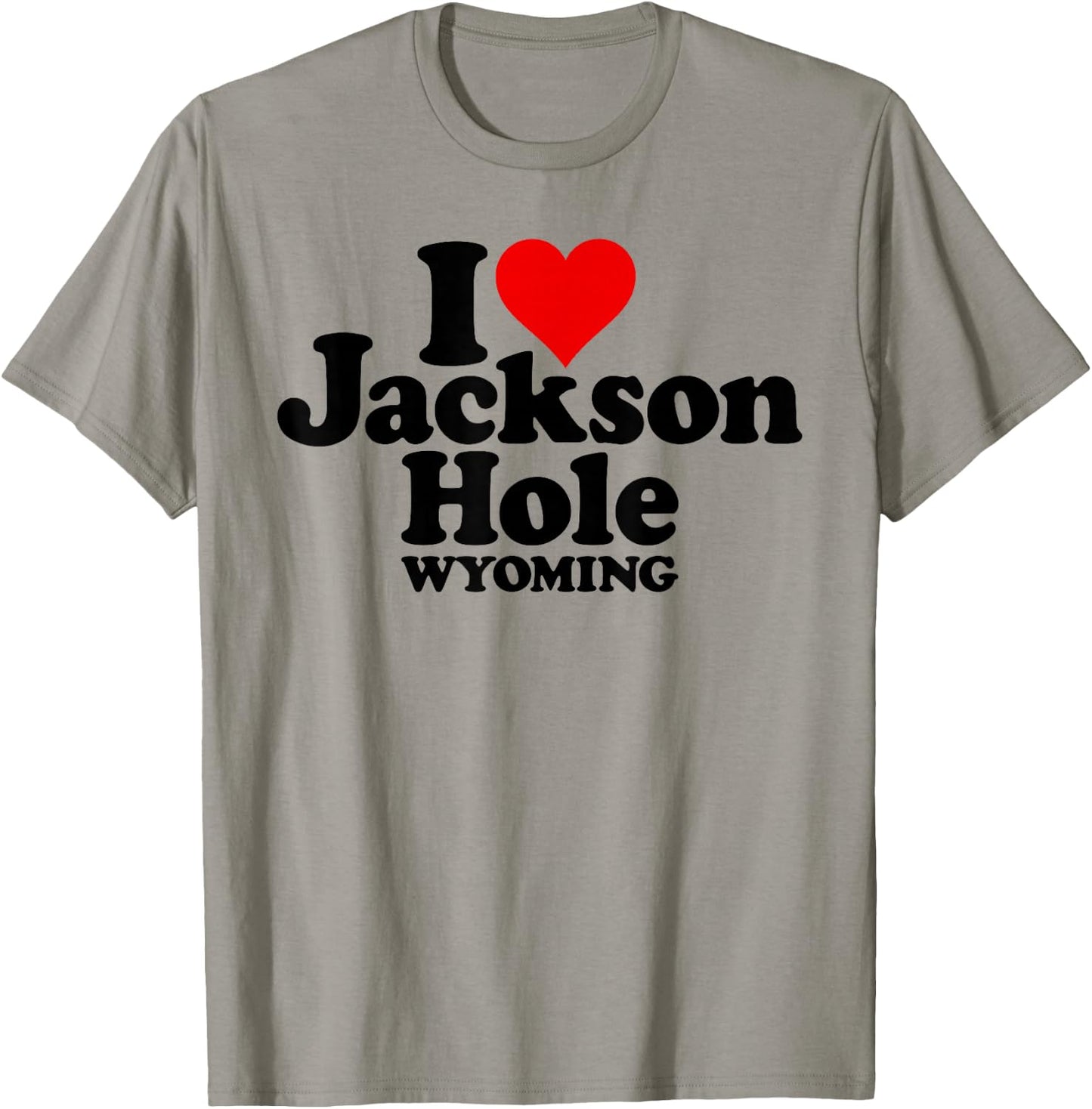 I Love Heart Jackson Hole Wyoming T-Shirt - T-Shirt | Sand