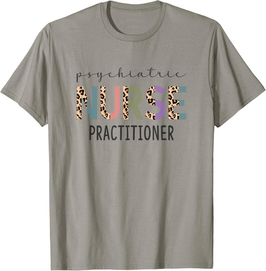 Psychiatric Nurse Practitioner Gift Funny PMHNP Women Nurse T-Shirt - T-Shirt | Sand