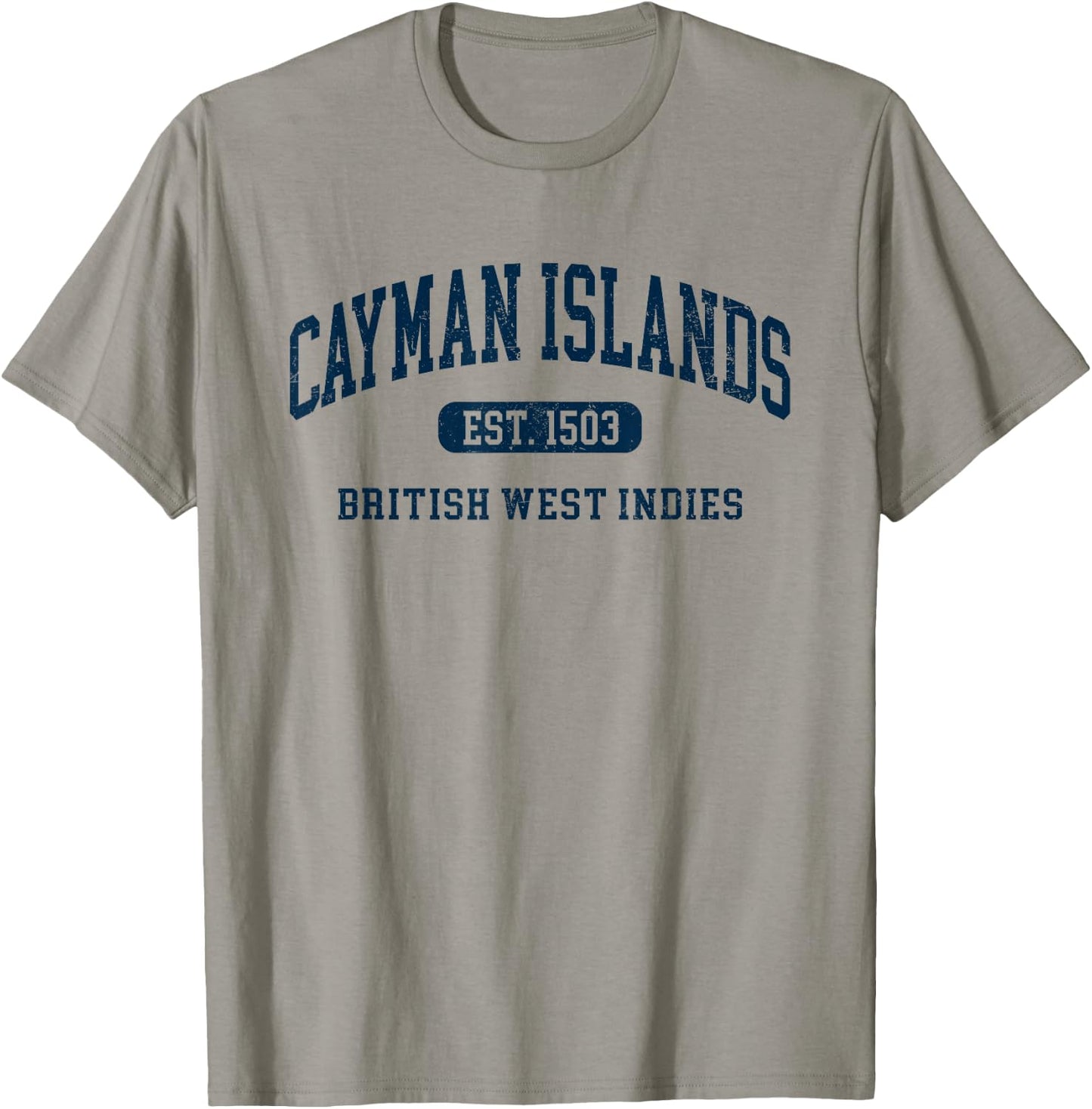 Retro Grand Cayman Islands 1503 Vintage Vacation Souvenir T-Shirt - T-Shirt | Sand