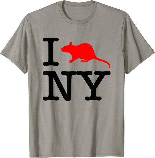 I Rat NY - Funny Saying New York City NYC New York T-Shirt - T-Shirt | Sand
