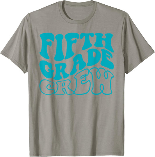 Fifth Grade Crew Happy First Day Of School 5TH GRADE Back To T-Shirt - T-Shirt | Sand