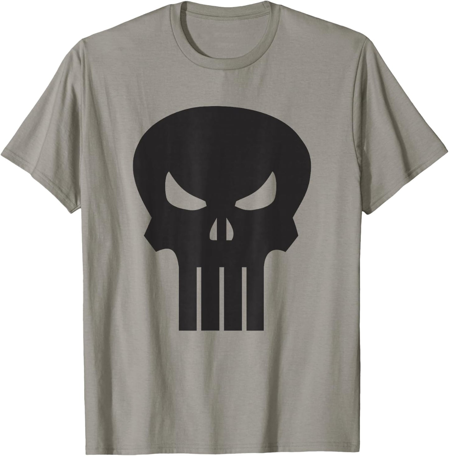 Marvel Comics Retro Classic Punisher Black Skull Chest Logo T-Shirt - T-Shirt | Sand