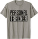 Personal Trainer Coach Instructor Fitness Workout T-Shirt - T-Shirt | Sand