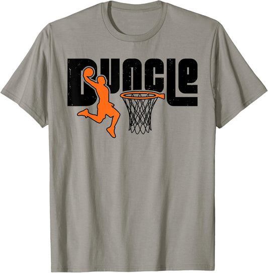 Duncle Basketball Uncle Player Sport Basketballer Funny T-Shirt - T-Shirt | Sand