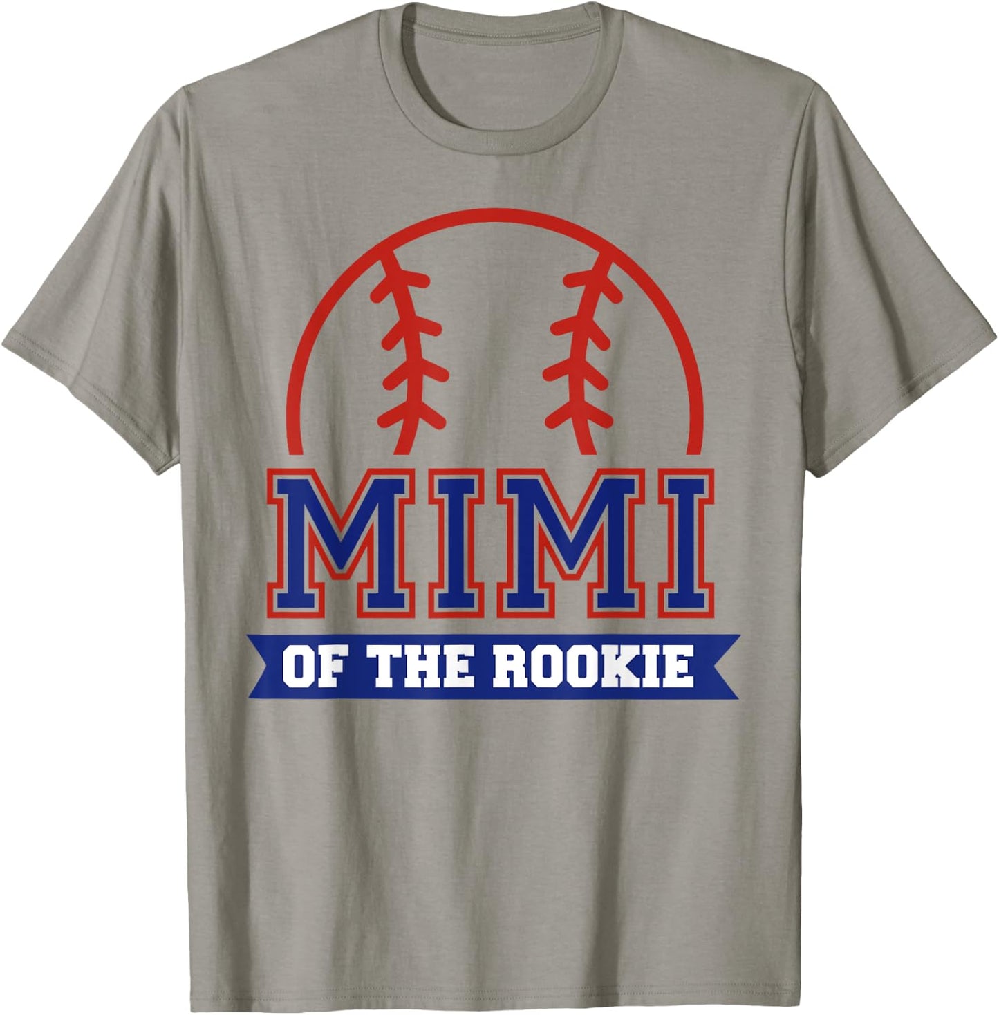 Mimi of Rookie 1st Birthday Baseball Theme Matching Party T-Shirt - T-Shirt | Sand