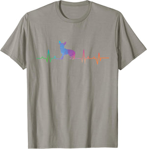 Chihuahua Chihuahueño Heartbeat T-Shirt - T-Shirt | Sand