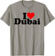 I Love Heart Dubai Uae United Arab Emirates T-Shirt - T-Shirt | Sand