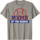 Meme of Rookie 1st Birthday Baseball Theme Matching Party T-Shirt - T-Shirt | Sand