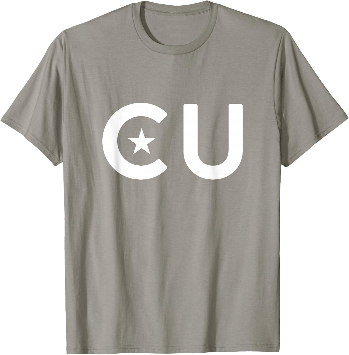 CU - Cuba Two Part Combo Design - Cuban Flag Part 1 T-Shirt - T-Shirt | Sand