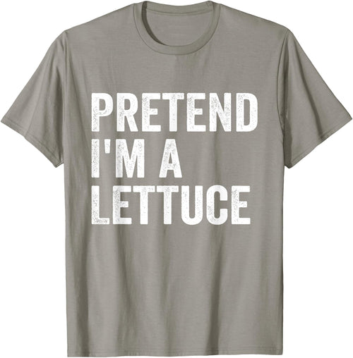 Pretend I'm A Lettuce Easy Lazy Halloween Costume