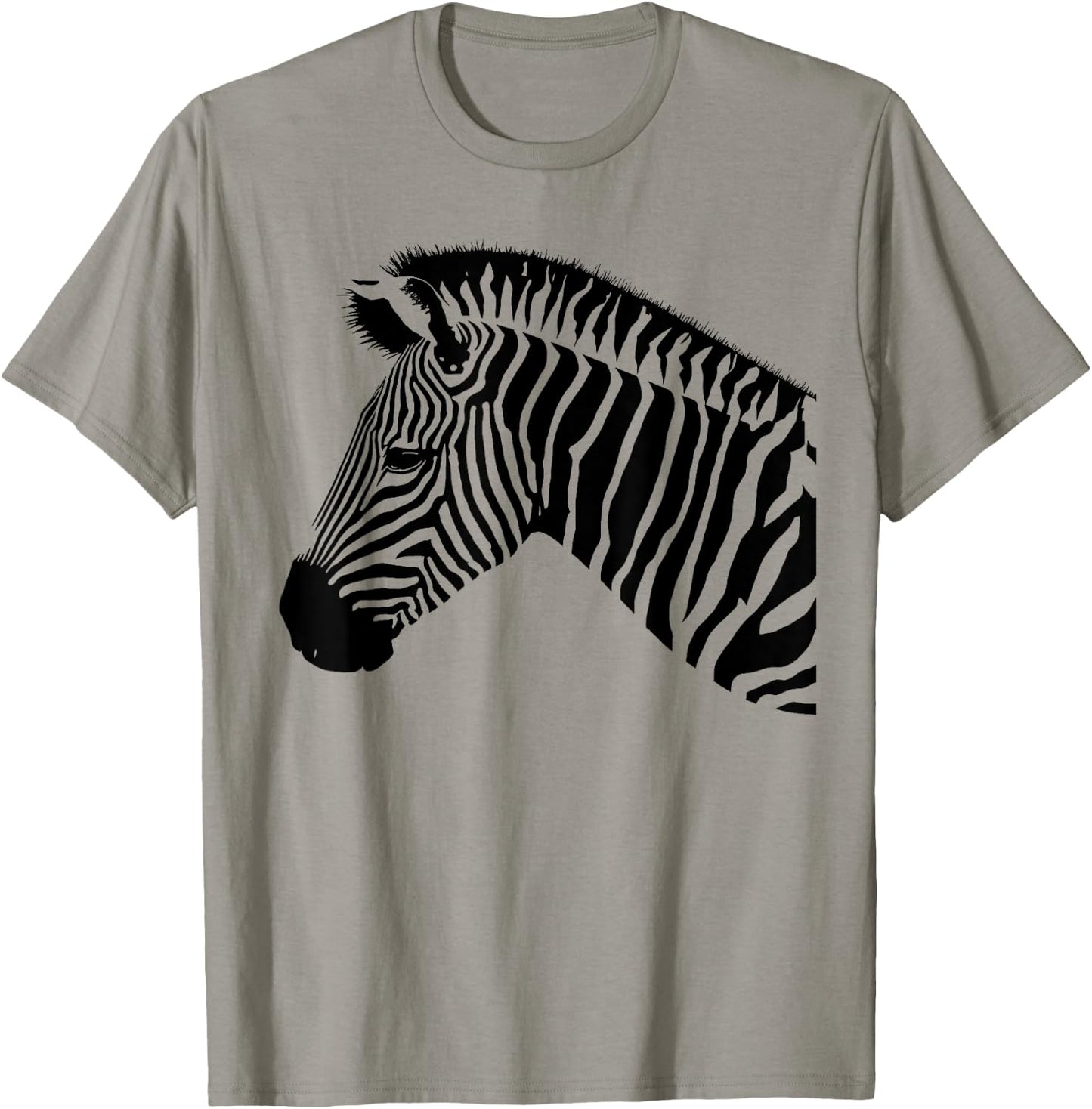 Zebra Art for Animal and African Animal lover T-Shirt - T-Shirt | Sand
