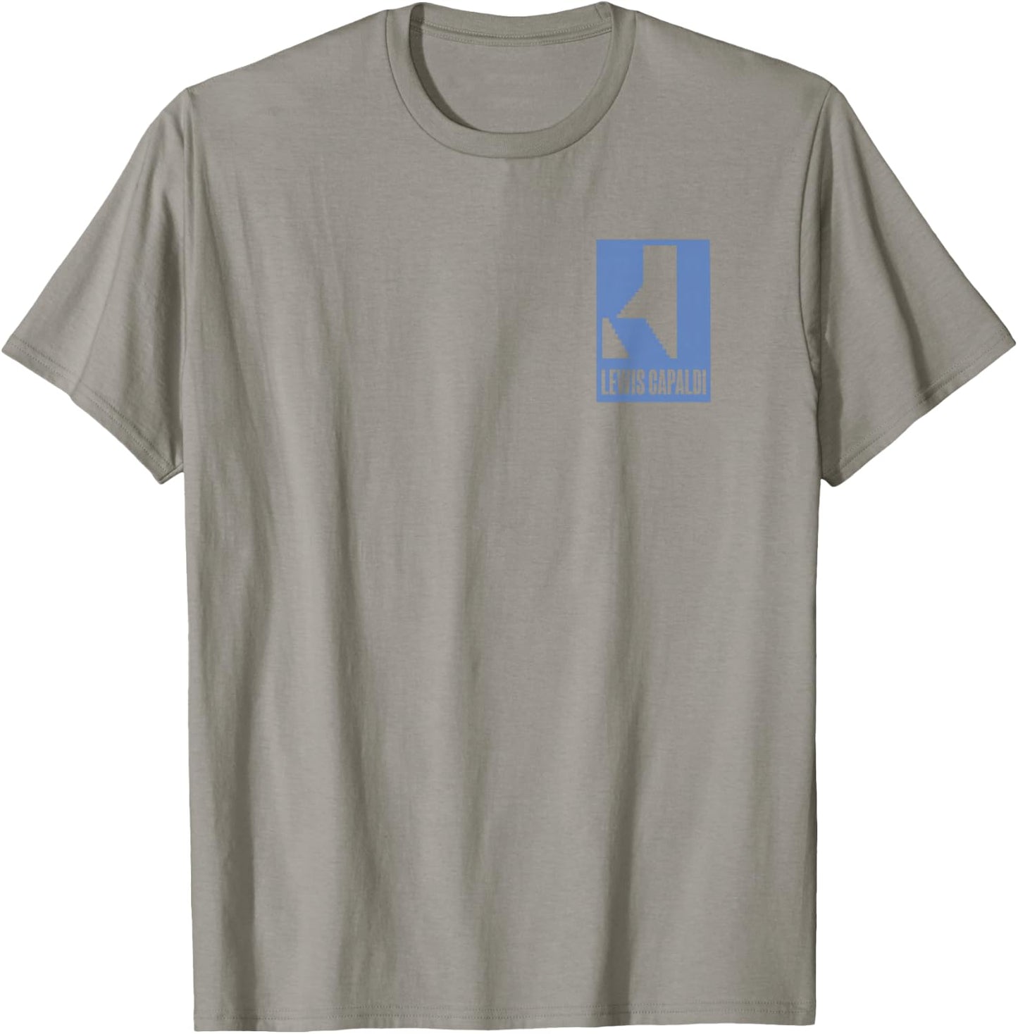 Lewis Capaldi – Stairs Pocket Hit On Pink T-Shirt - T-Shirt | Sand