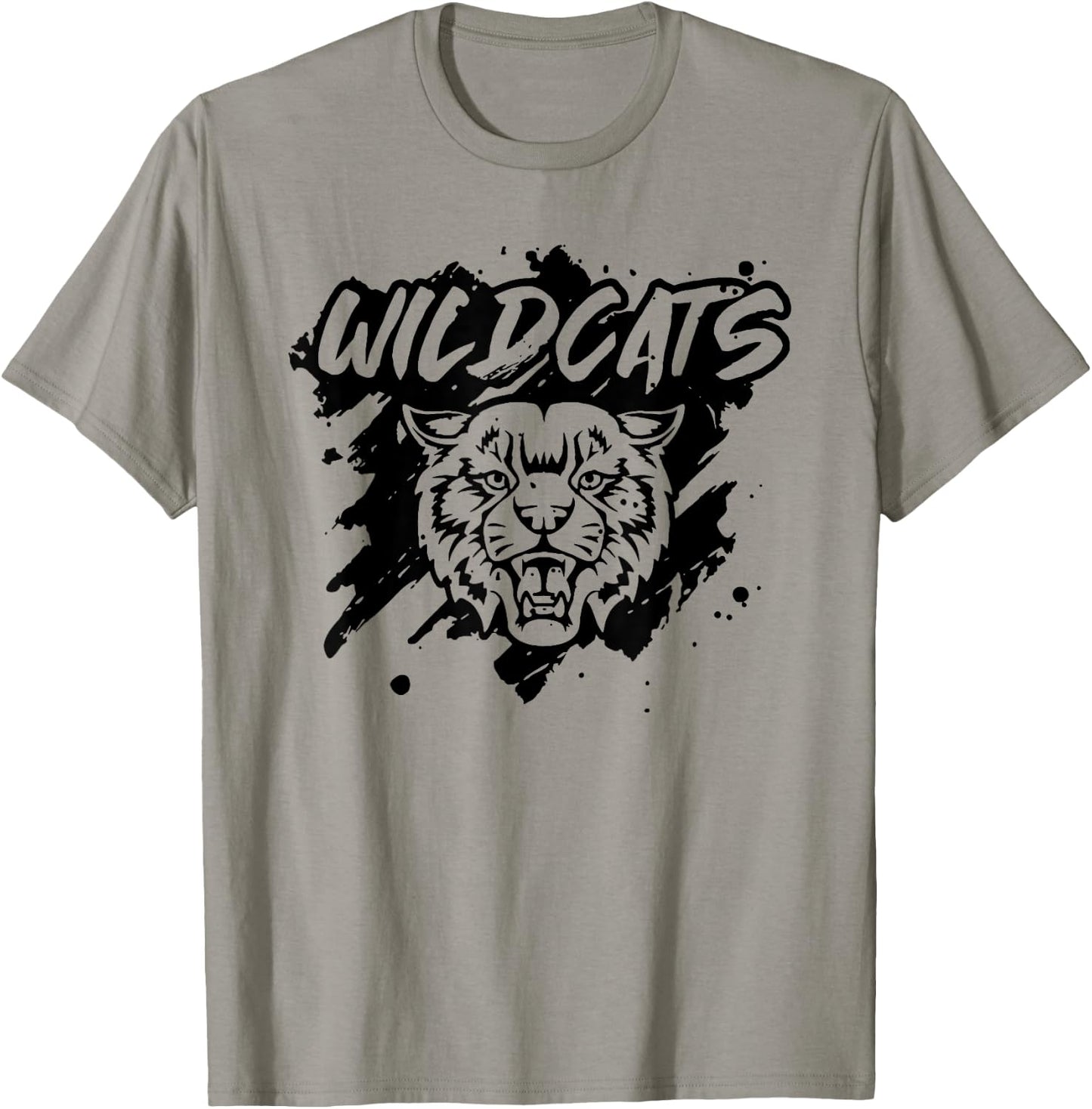 Wildcats Football School Sports Fan Team Spirit T-Shirt - T-Shirt | Sand