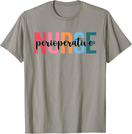 Women Perioperative Nurse Gifts For Nursing Apparel T-Shirt - T-Shirt | Sand