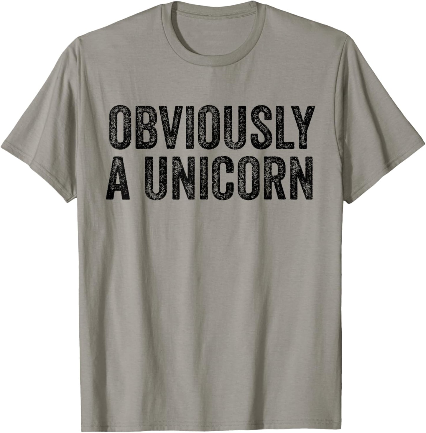 Obviously A Unicorn Funny Unicorn Squad Security Funny T-Shirt - T-Shirt | Sand